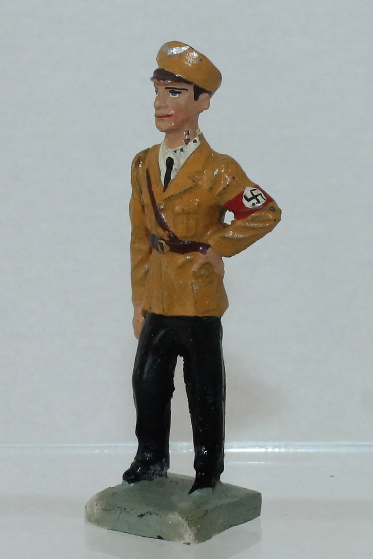 Lineol Dr. Goebbels Standing in Brown Uniform (1 of 4)