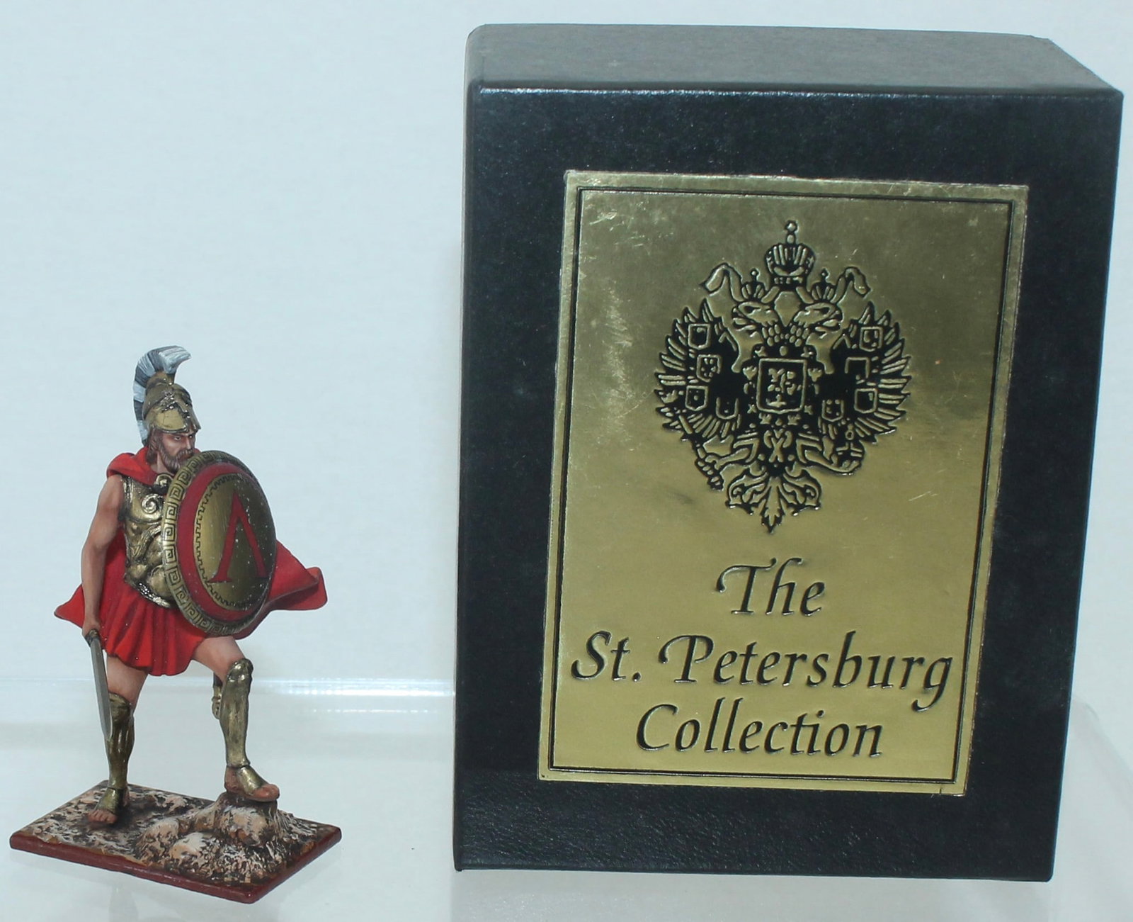 Aero Art Pausanias King of the Spartans: St. Petersburg Collection. 3309 on Underside of Base. 1 Piece. Condition Excellent. Box Very Good.