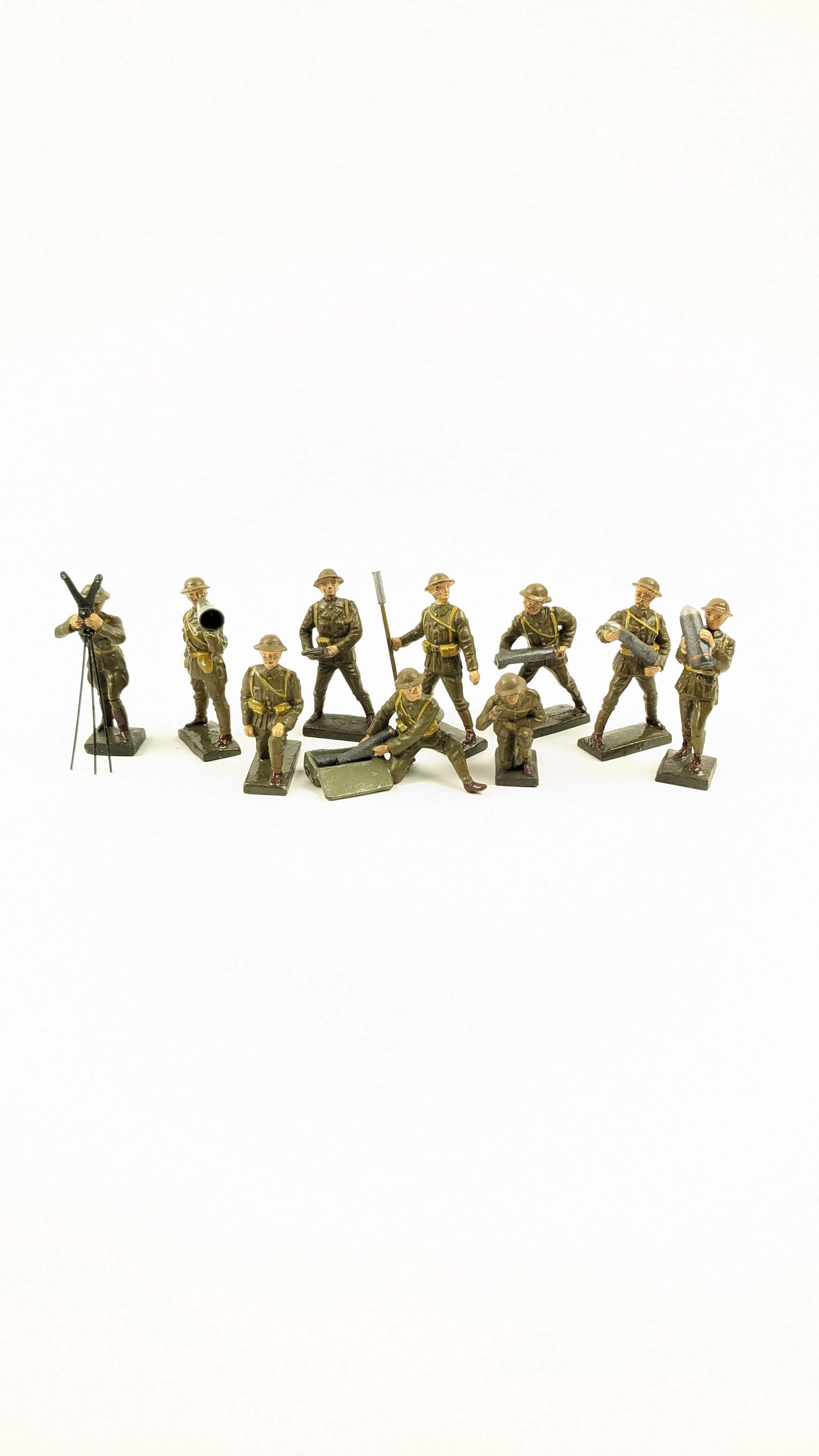 Lineol American G.I. Cannon Crew (1 of 1)