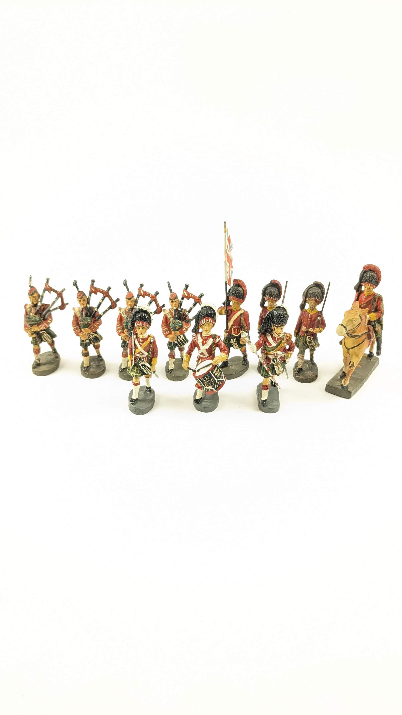 Elastolin Scots Marching Drums&Bagpipes (1 of 1)