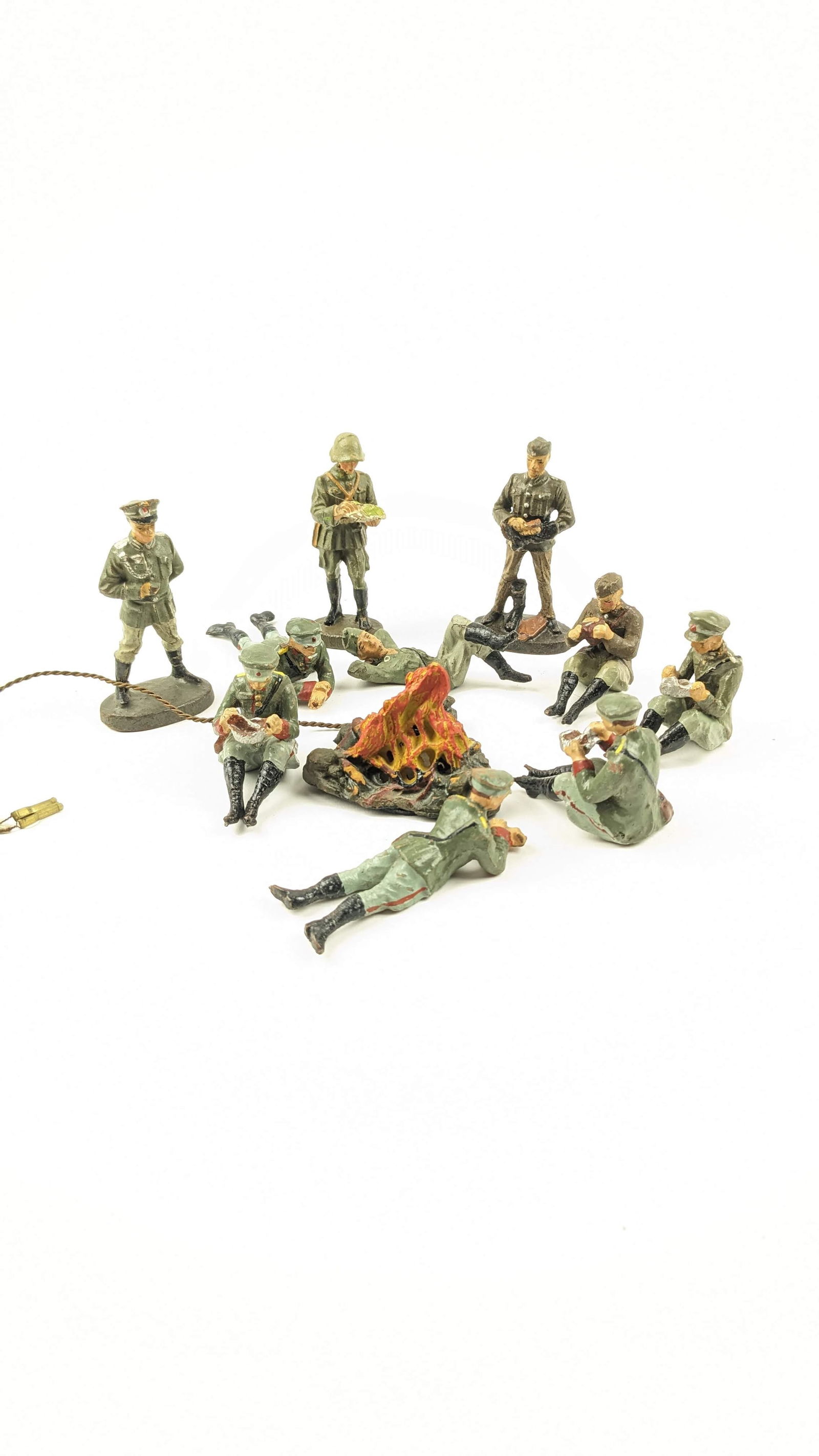 Elastolin & Lineol German Camp Scene (1 of 1)