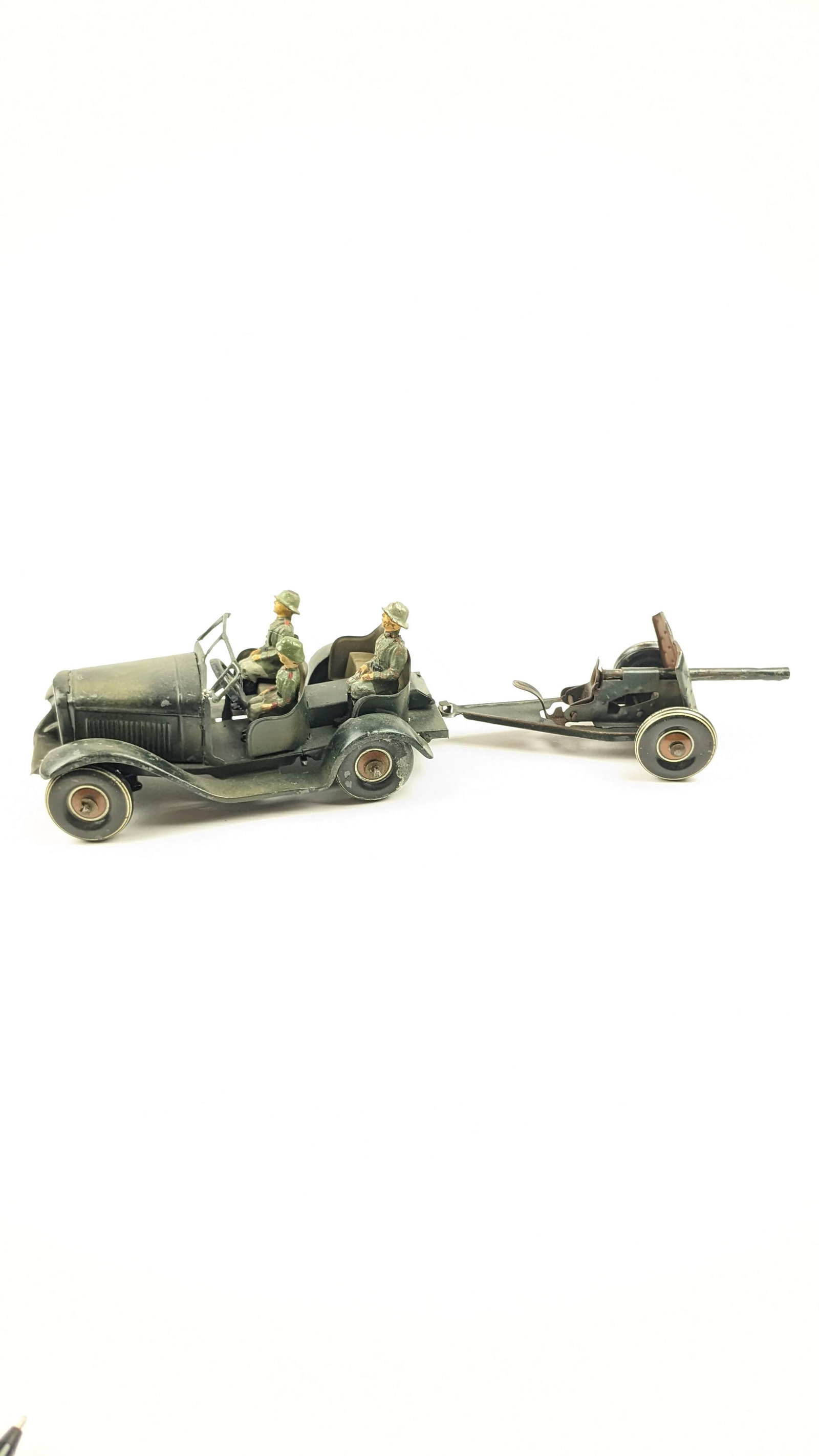 Tipp German Staff Car Pulling Gun: 5 Pieces Condition Good No Box