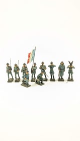 Lineol  French In Blue Various Poses