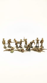 Elastolin U.S. Steel Helmet Flamethrower And Other