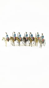 Lucotte French Cavalry In Blue 1914