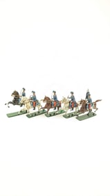 CBG Mignot French Blue With Flagbearer 75mm RARE