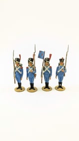 Meteyer French In Blue & White With Pennent