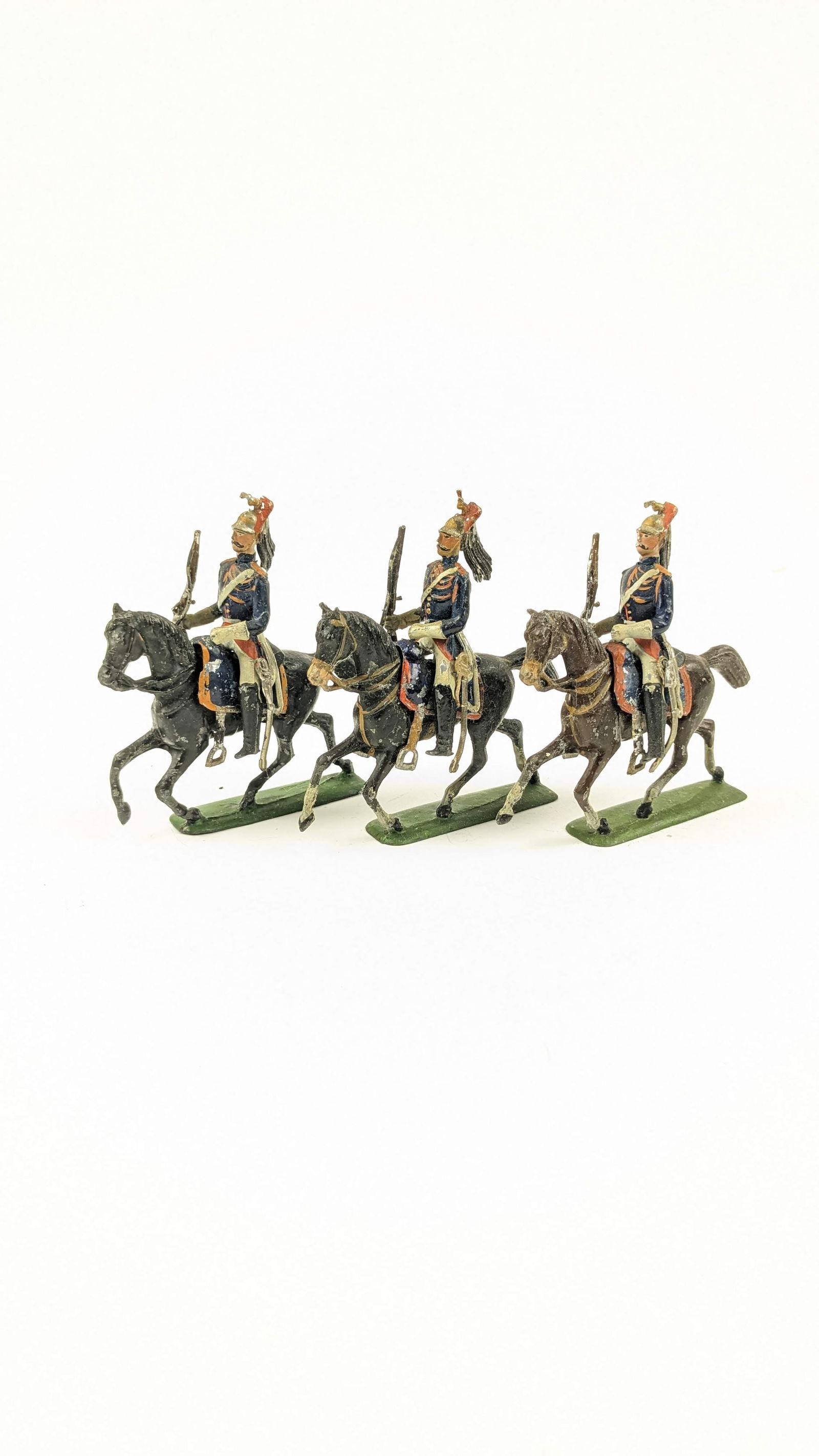 NORIS German Mounted Guards With Rifles 58mm (1 of 1)