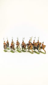 Heyde Mounted German Lancers 58mm