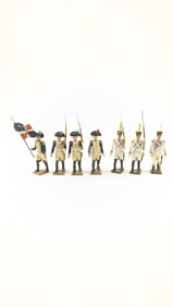 Mignot French Regiments Marching