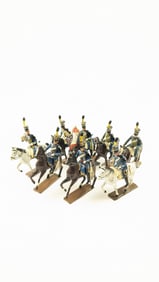 Mignot French Cavalry With Flag