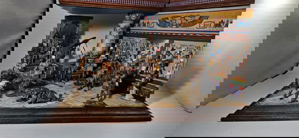 St. Petersburg Russia Ancient Egyptian Diorama