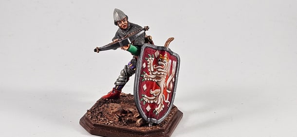 AeroArt St. Petersburg Knight Crossbow & Large Shi