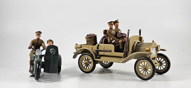 Alan Kelsey WW1 Desert Model T & Motorcyle Set