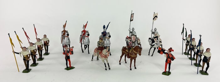 Britains Knights in Armor with Squires