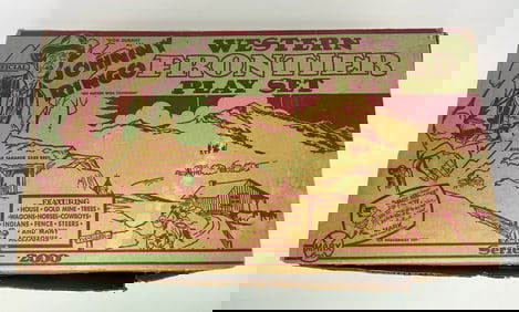 Marx Toys Rare Johnny Ringo Western Frontier Play