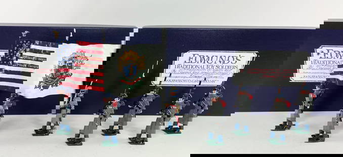 Edmund's 20th Massachusetts Volunteer Infantry: Regiment. Sets A and B. 7 Pieces. Condition Excellent. Boxes Excellent.