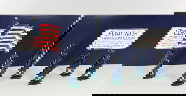 Edmund's 54th Massachusetts Volunteer Infantry: Regiment. Sets A and B. 6 Pieces. Condition Excellent. Boxes Excellent.