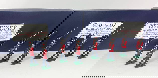 Edmund's Diamond Jubilee: Royal 10th Gredadiers: Diamond Jubilee of Queen Victoria 1837-97. Canada. 8 Pieces. Condition Excellent. Boxes Excellent.