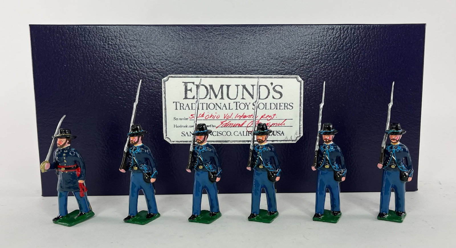 Edmund's 53rd Ohio Volunteer Infantry Regiment: 6 Pieces. Condition Excellent. Box Excellent.