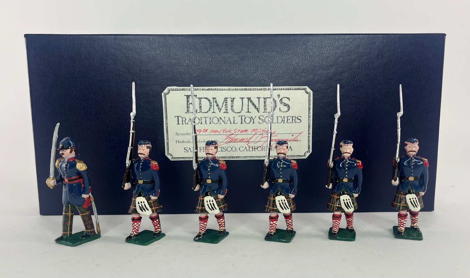 Edmund's 79th New York State Militia: 6 Pieces. Condition Excellent. Box Excellent.