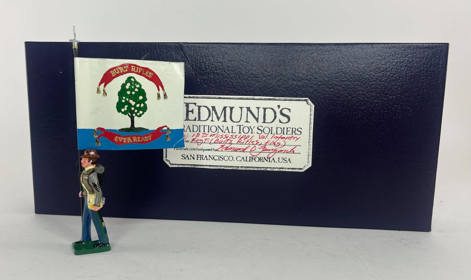 Edmund's 18th Mississippi Volunteer Infantry: Regiment (Burt's Rifles). Box B Only. 1 Piece. Condition Excellent. Box Excellent.