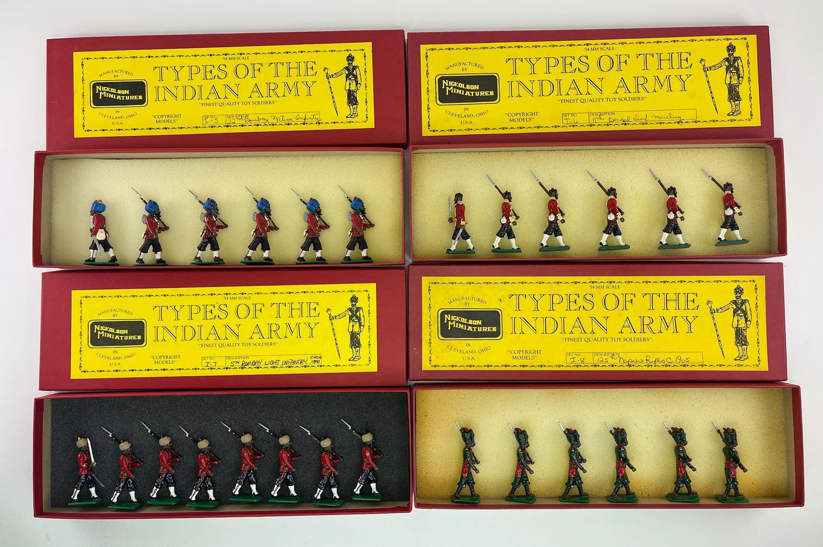 Nickolson Types Of The Indian Army Set Assortment (1 of 1)