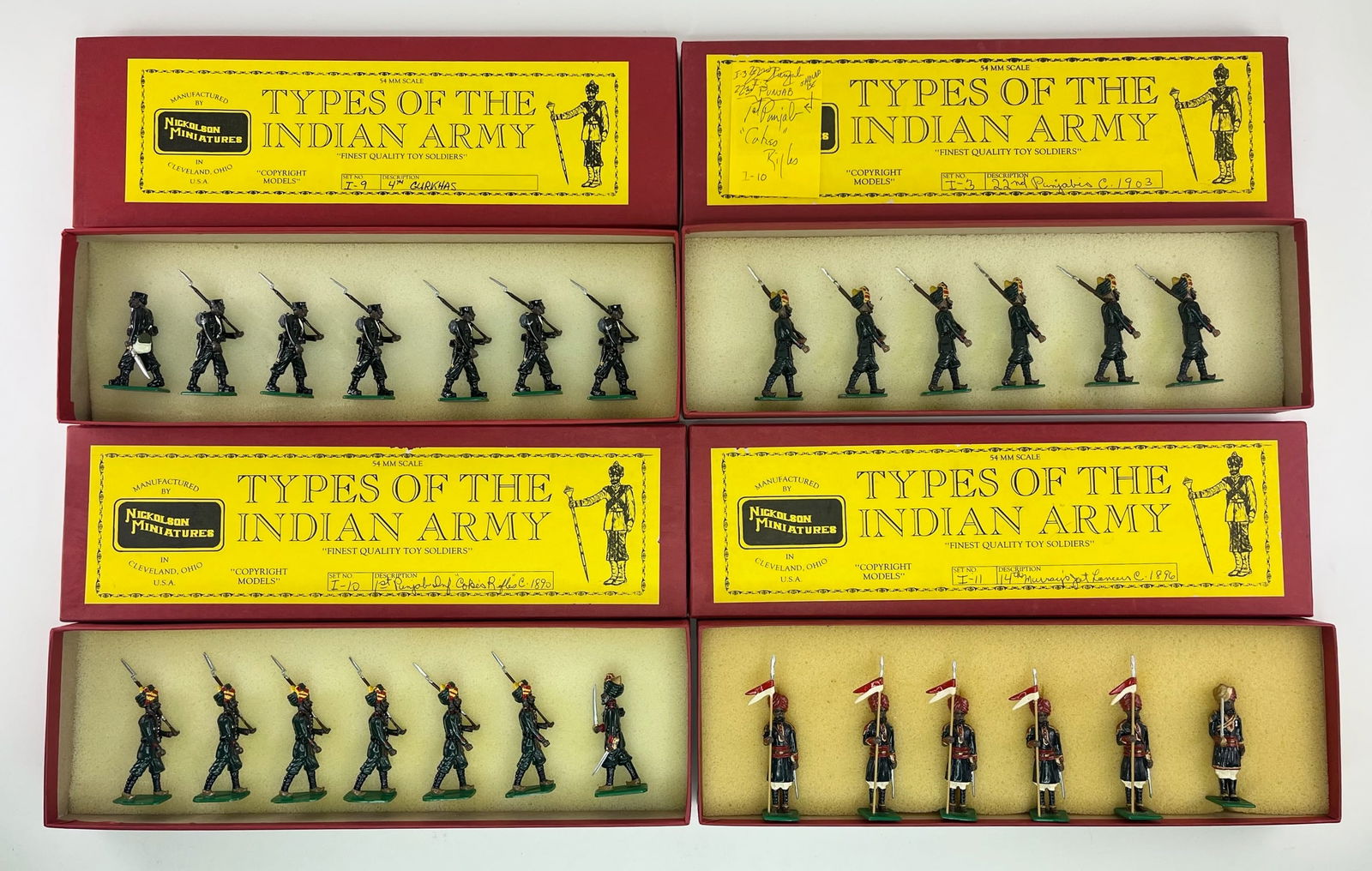 Nickolson Types Of The Indian Army Set Assortment (1 of 1)