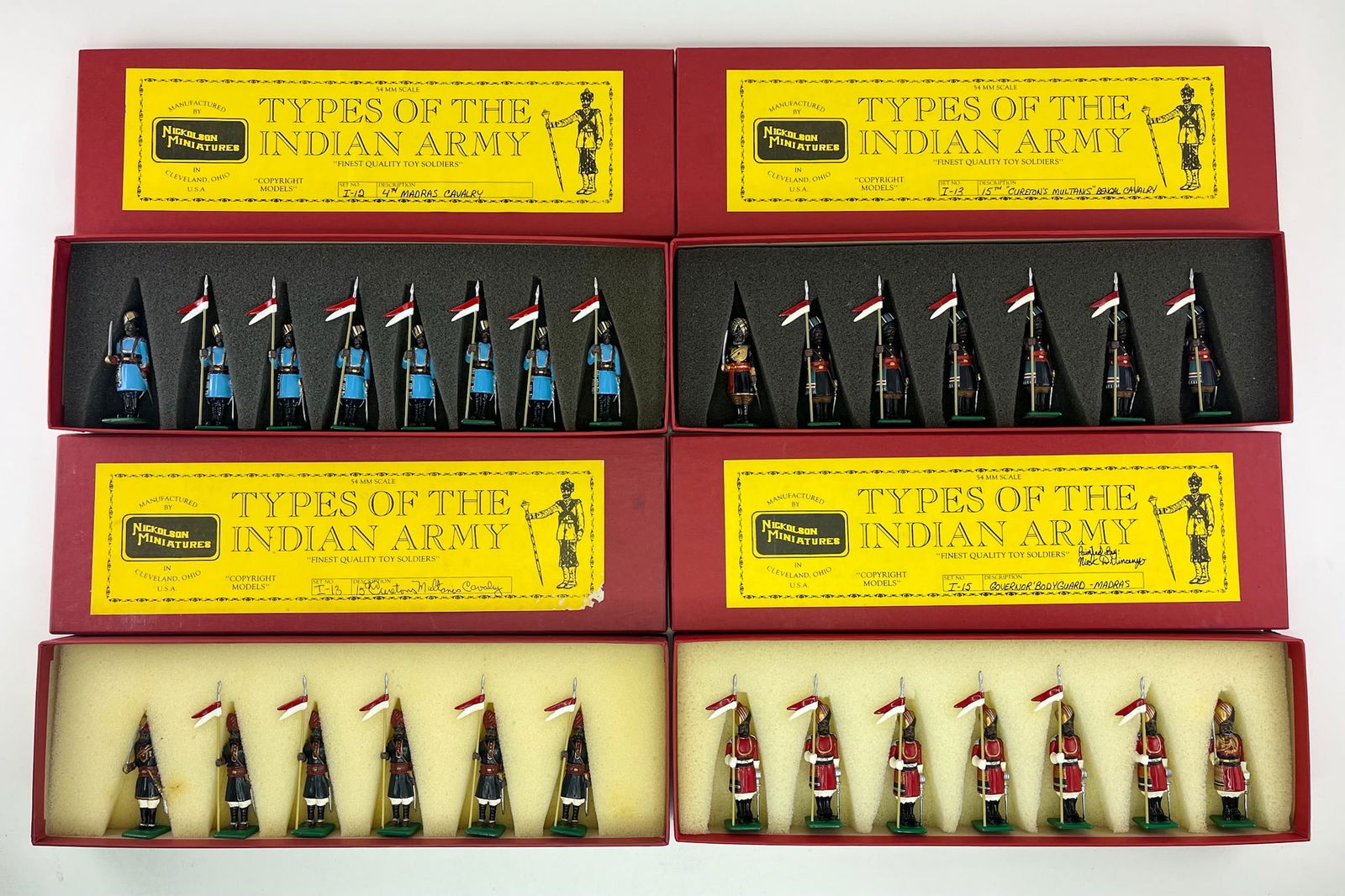 Nickolson Types Of The Indian Army Set Assortment (1 of 1)