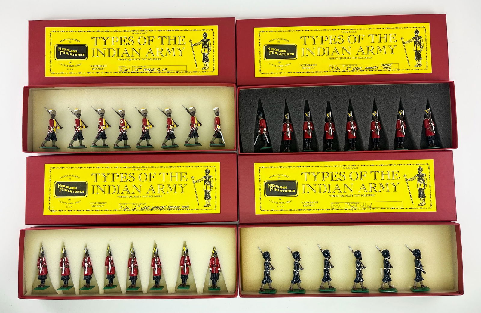Nickolson Types Of The Indian Army Set Assortment (1 of 1)