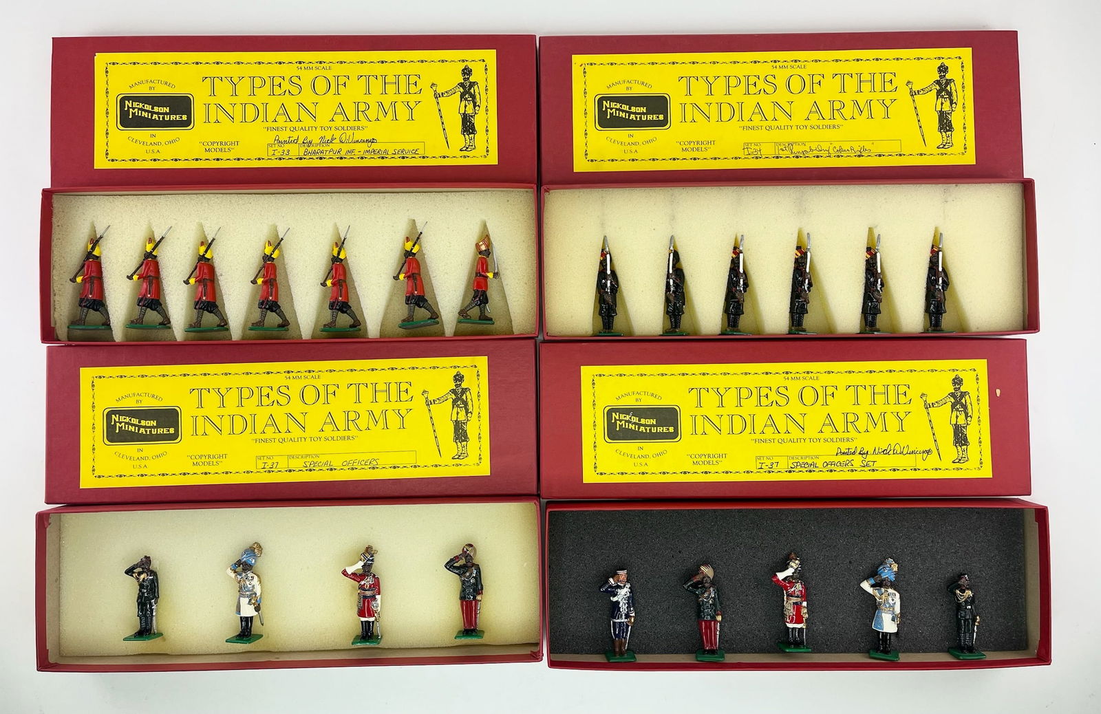 Nickolson Types Of The Indian Army Set Assortment (1 of 1)