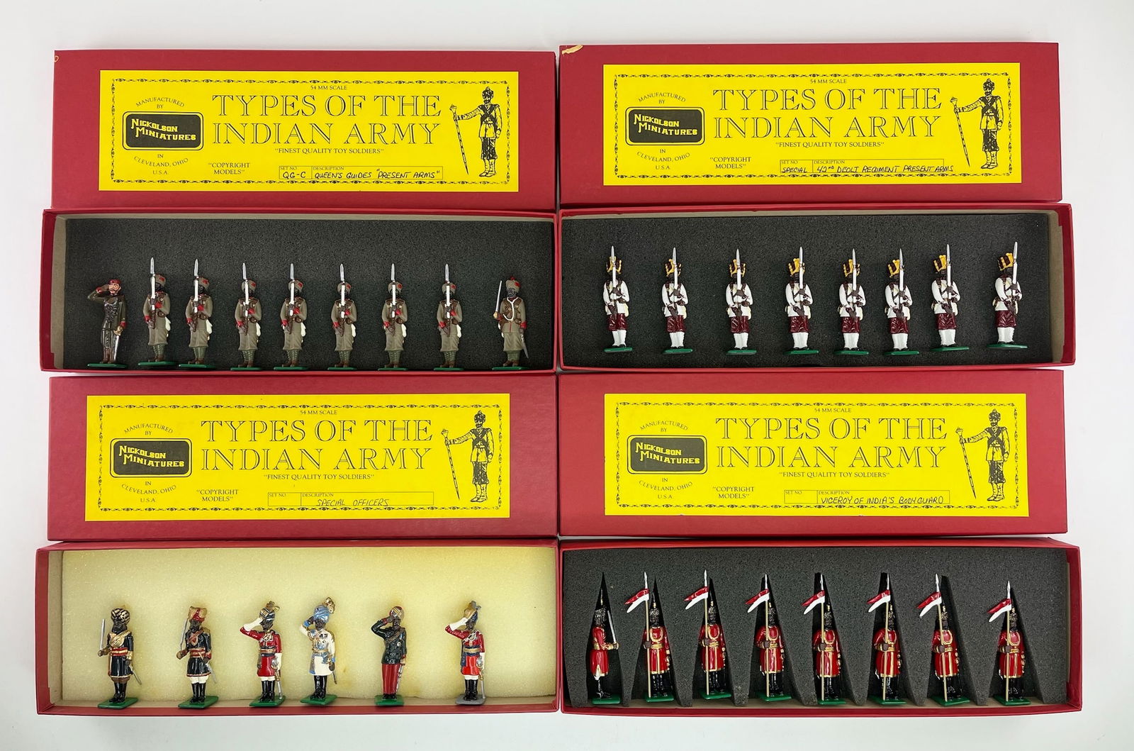 Nickolson Types Of The Indian Army Set Assortment (1 of 1)