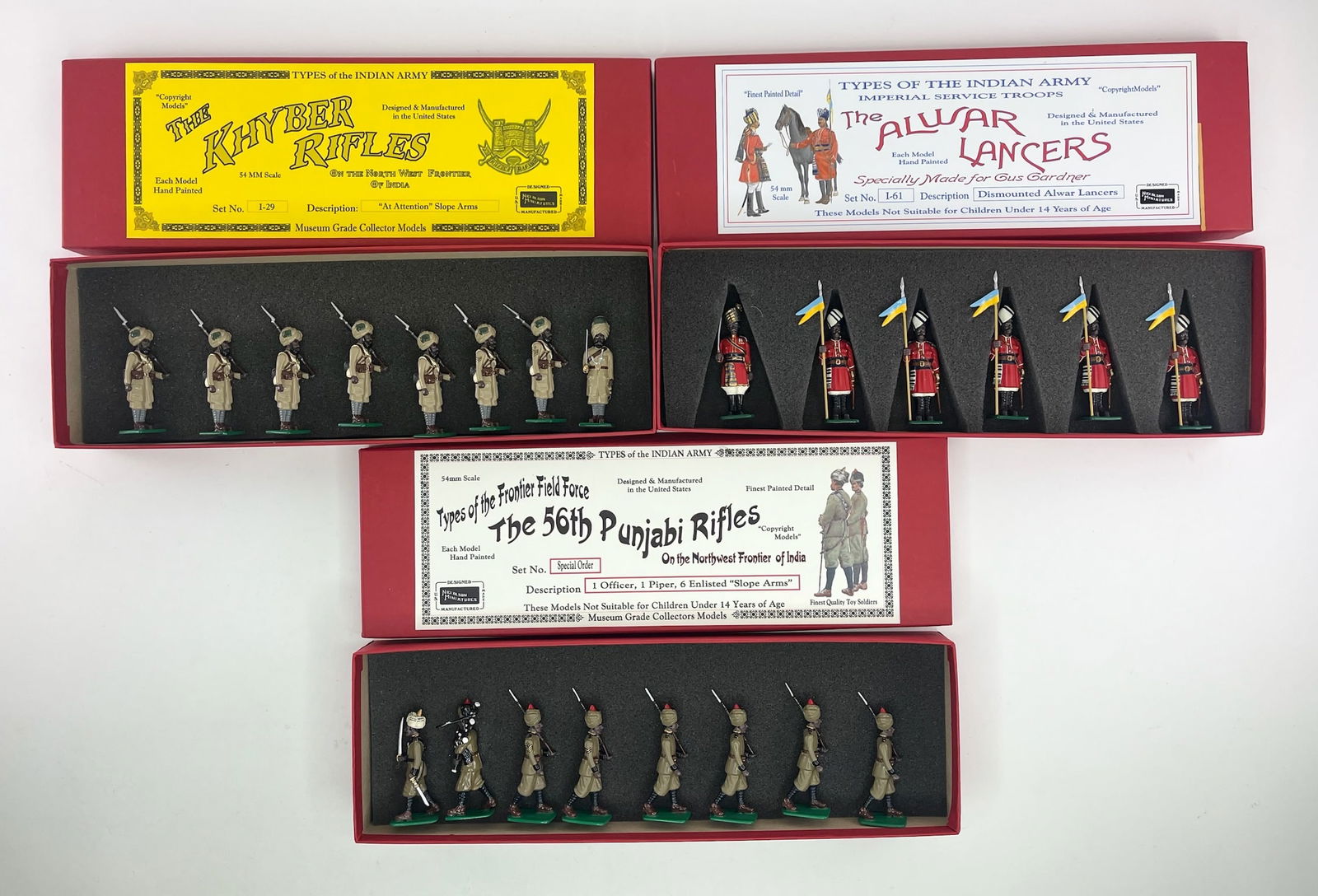 Nickolson Types Of The Indian Army Set Assortment (1 of 1)