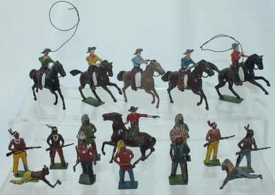 Britains Lot Cowboys North American Indians