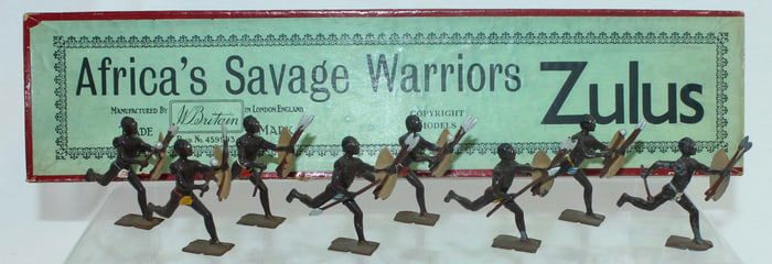 Britains Set 147 African Zulu Warriors