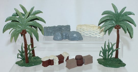 Lot of Lead Scenic Elements