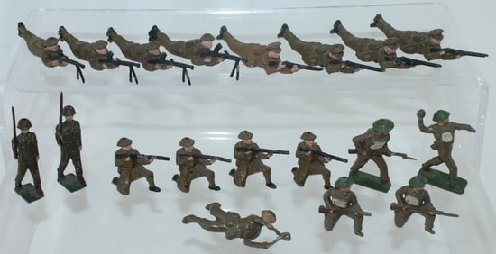 Johillco Crescent Lot British Infantry in Khaki