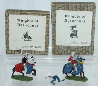 Britains Lot Agincourt Mounted Knights