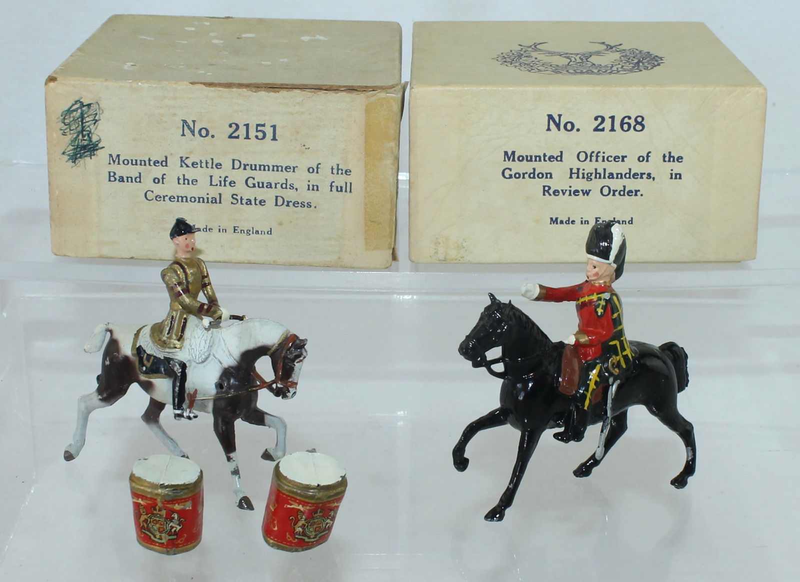 Britains Lot Mounted Officer Kettle Drummer (1 of 2)