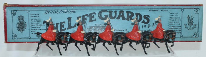 Britains Set 400 Life Guards in Winter Cloaks