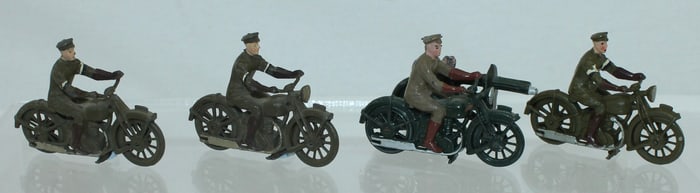 Britains Lot Motorcycle Dispatch Riders