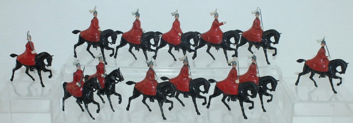 Britains From Set 400 Life Guards Winter Cloaks