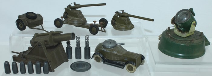 Britains Lot Military Guns and Armoured Car