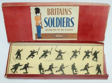 Britains Set 1615 British Infantry in Gas Masks