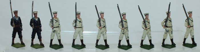 Britains Lot U.S. Navy White and Bluejackets