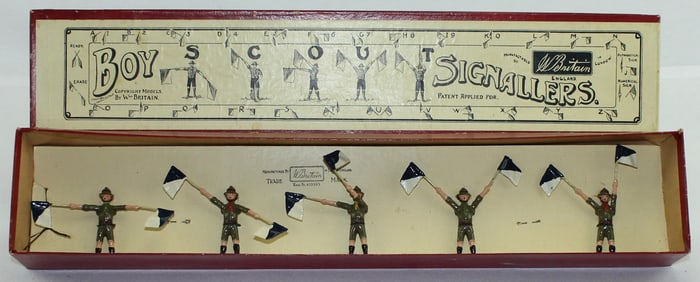 Britains Set 163 Boy Scout Signalers