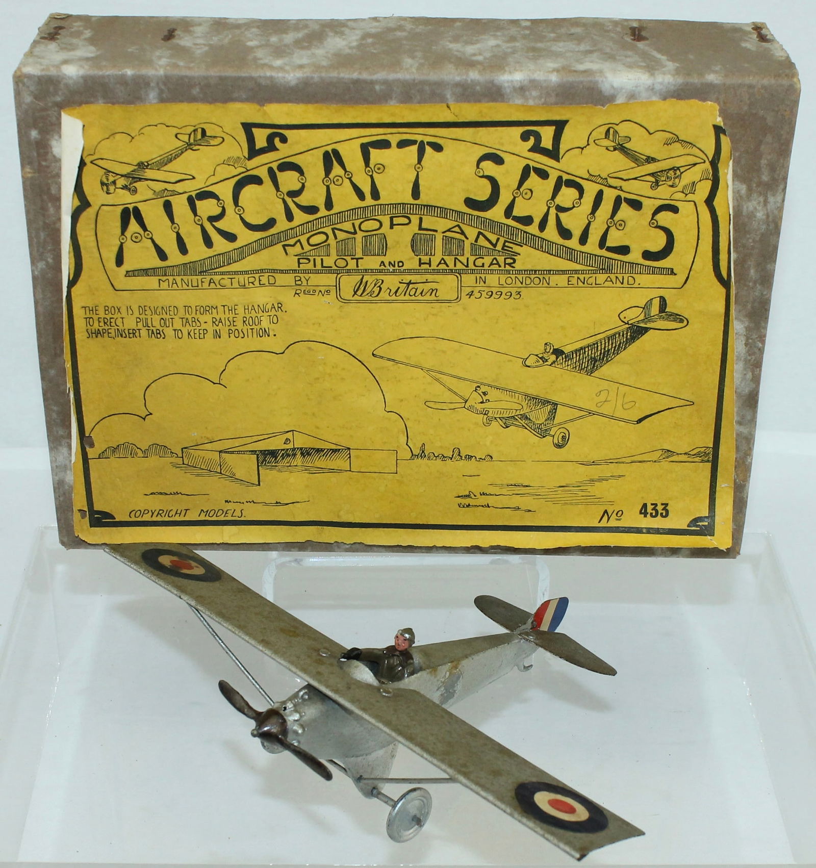 Britains Set 433 Royal Air Force Monoplane (1 of 8)