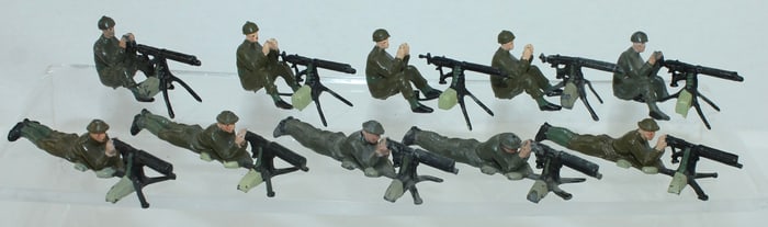 Britains From 1318 Machine Gun Section