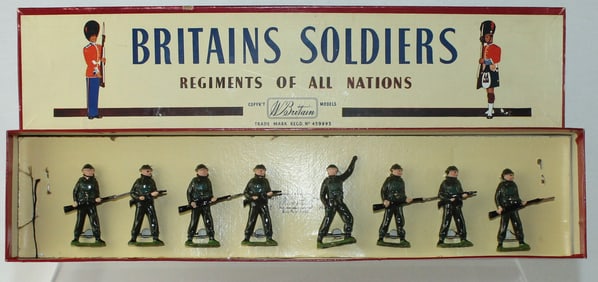Britains Set British Infantry Steel Helmets
