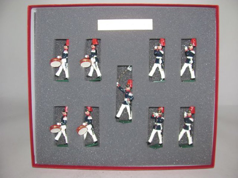 Tradition Fifes and Drums, Prussian Guard Infantry: Tradition Fifes and Drums, Prussian Guard Infantry 1914 Set no. 57 Excellent condition with box 9 pieces